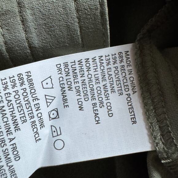 prAna Railay Tunic Button Up Shirt Top NWT M Sage Green Outdoor Long Sleeve - Picture 4 of 7